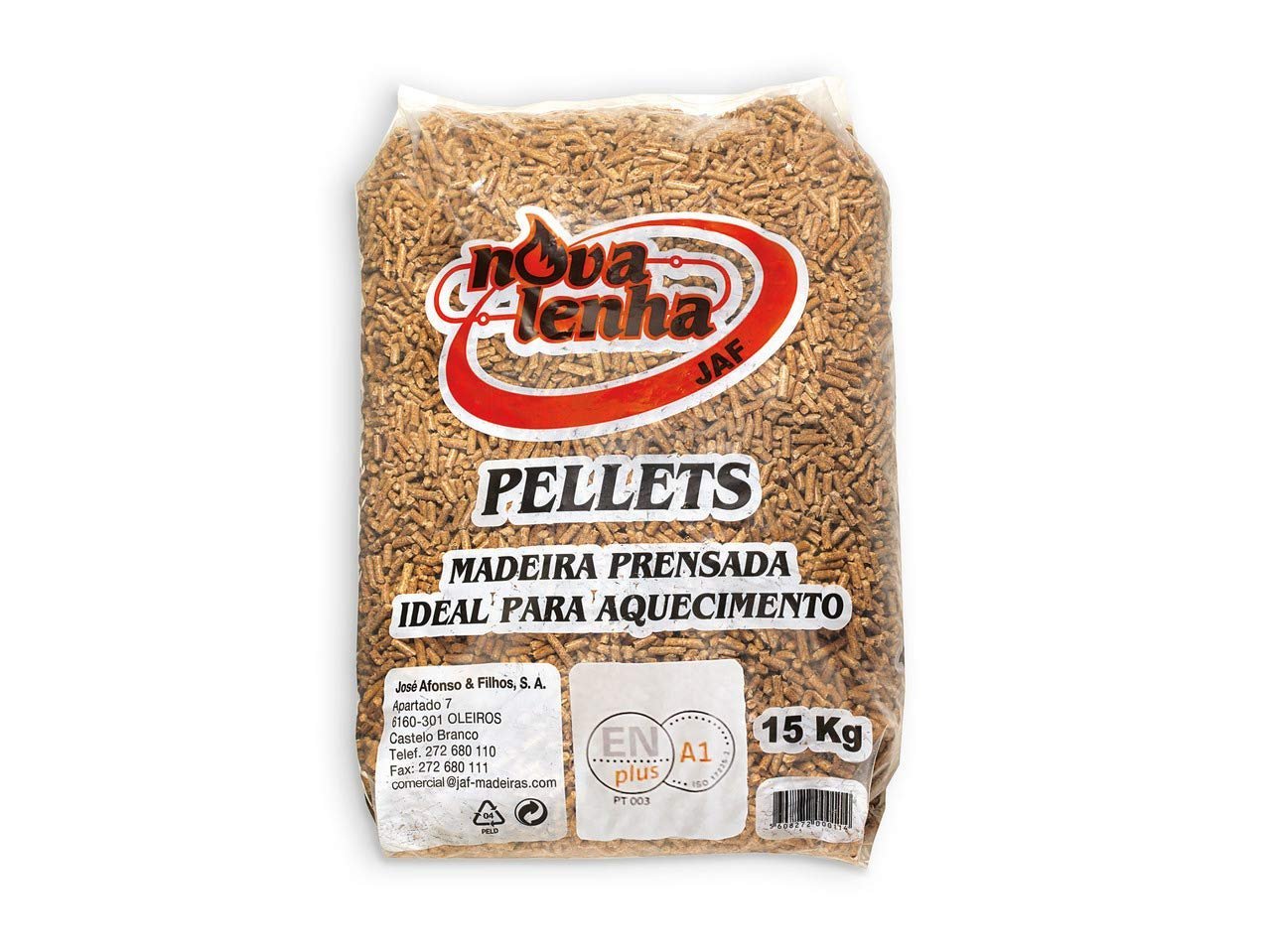 71TyPYydzdL Pellets NOVA LENHA: palé con 77 sacos de 15 kg cada uno. - Imagen 1