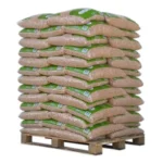Pellets DIN: palé con 65 sacos de 15 kg